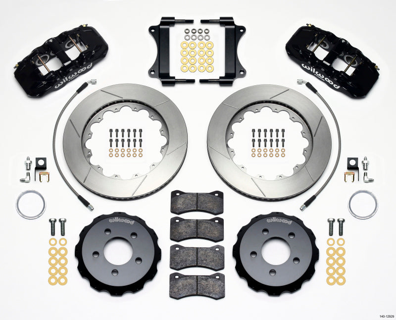 Wilwood Aero6 Front Hat Kit 14.25 2008-2009 Pontaic G8 w/Lines - Mammoth Racing -