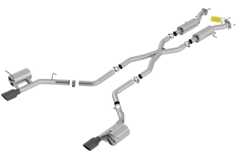 Borla 18-20 Dodge Durango SRT 6.2L V8 2.75in ATAK SS Catback Exhaust w/ BLK Chrome Tips - My Store