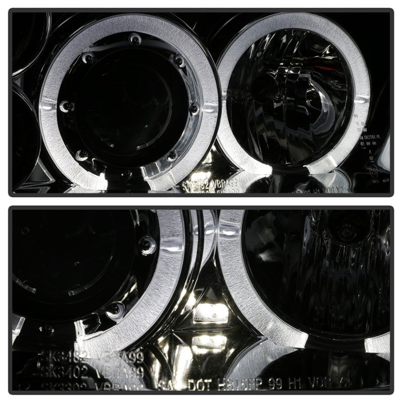 Spyder Volkswagen Jetta 99-05 Projector HeadlightsLED Halo Chrm PRO-YD-VJ99-HL-C - Mammoth Racing -