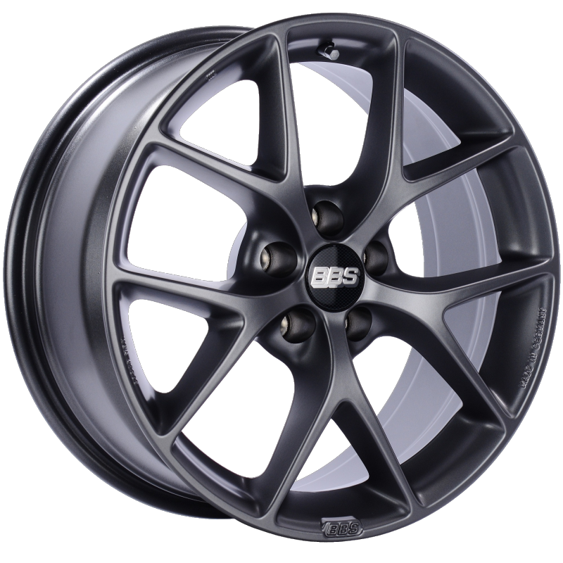 BBS SR 18x8 5x112 ET21 CB66.5 Satin Grey Wheel - Mammoth Racing -