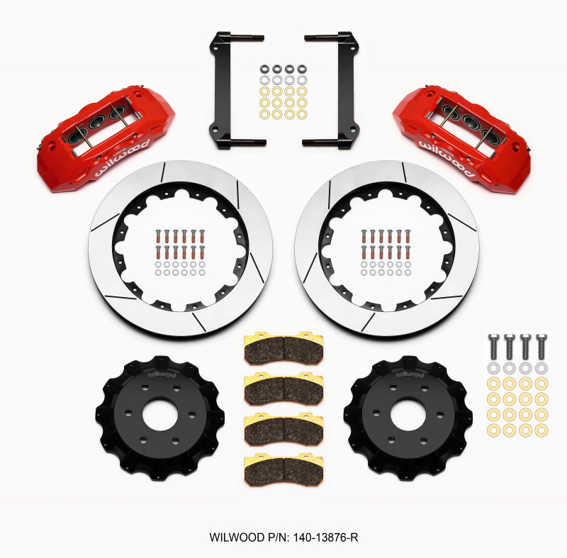 Wilwood Tx6r Front Kit 16.00in Red 1999-2014 GM Truck/SUV 1500 - My Store