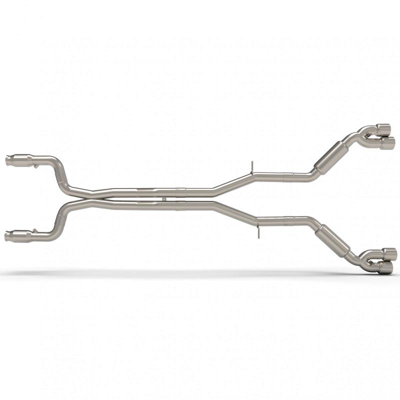 Kooks 16+ Chevy Camaro SS 6.2l 3in Catted Strt Scream Full Exhaust w/Quad Tips (Use w/Kooks Headers) - Mammoth Racing -