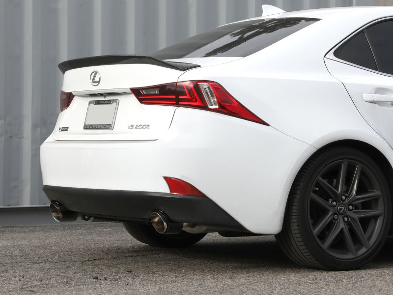 aFe POWER Takeda 16-17 Lexus IS200t L4-2.0L (t) 2.5in-3in 304 SS CB Exhaust - Carbon Fiber - Mammoth Racing -