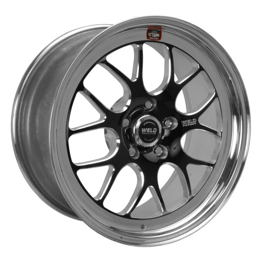 Weld S77 18x5 / 5x115mm BP / 1.6in. BS Black Wheel (High Pad) - Non-Beadlock - Mammoth Racing -