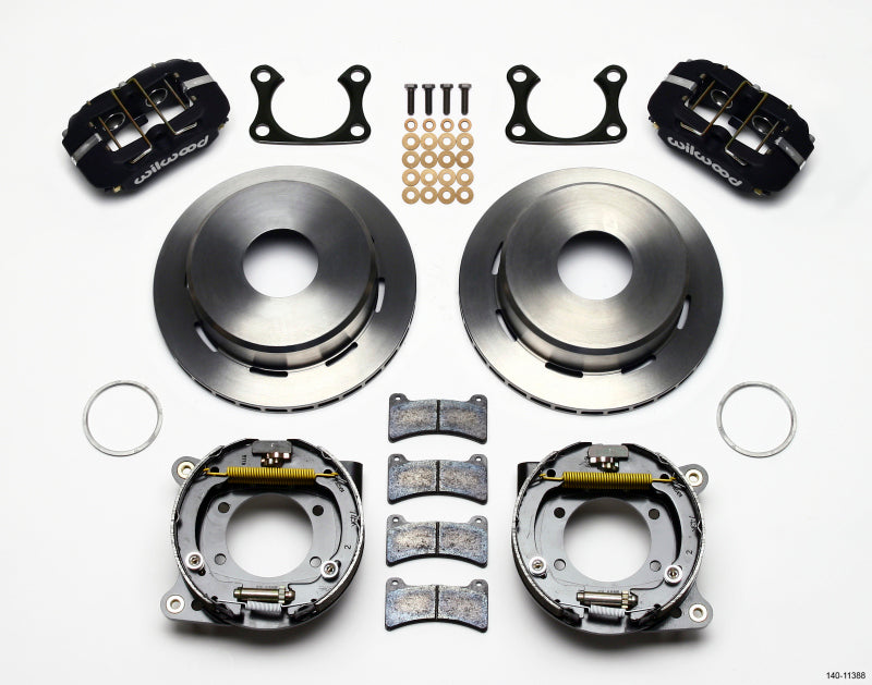 Wilwood Dynapro Low-Profile 11.00in P-Brake Kit Big Ford 2.36in Offset Currie - Mammoth Racing -