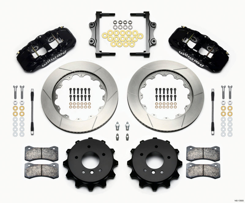 Wilwood Aero4 Rear Kit 14.00 2007-2011 BMW E90 Series w/Lines - My Store