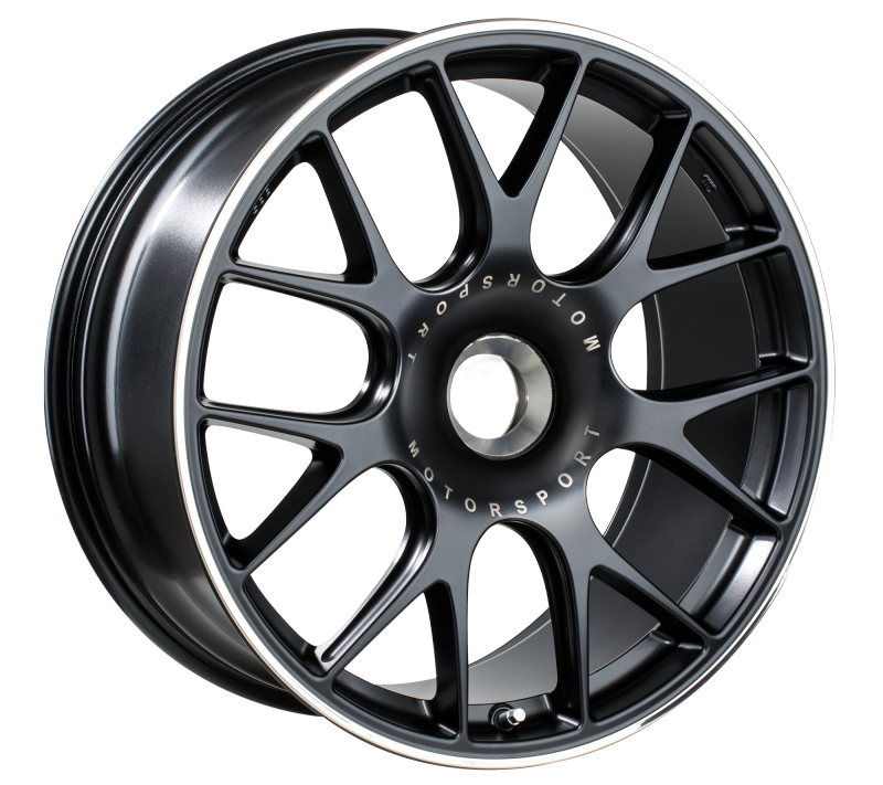 BBS CH-R 20x9 CL ET51 CB84 Satin Black Polished Rim Protector Wheel - Mammoth Racing -