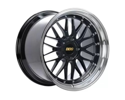 BBS LM 19x12 5x130 ET44 Diamond Black Center / Diamond Cut Lip Wheel - 71.6 CB - Mammoth Racing -