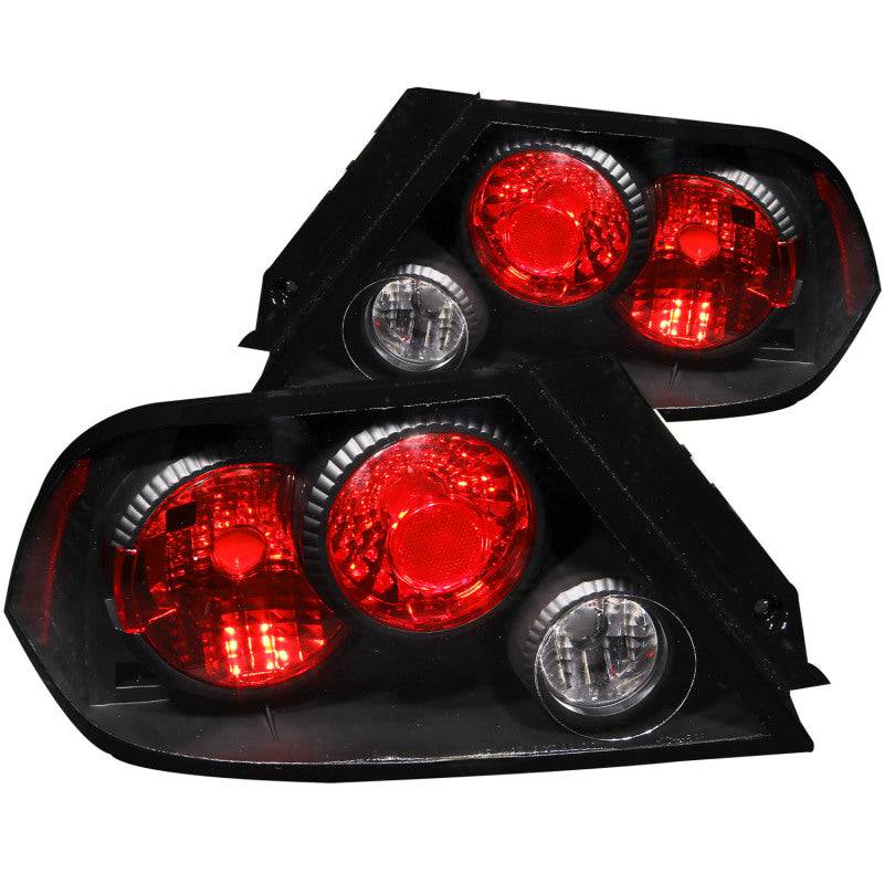 ANZO 2002-2003 Mitsubishi Lancer Taillights Black - My Store