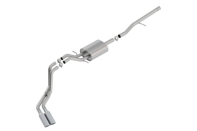 Borla 14-18 Silv/Sierra C/B Exh ATAK 1500 5.3L V8 AT/MT 2&4WD Ext Cab(78.7) Crew Cab(69.3) 143.5 WB - Mammoth Racing -
