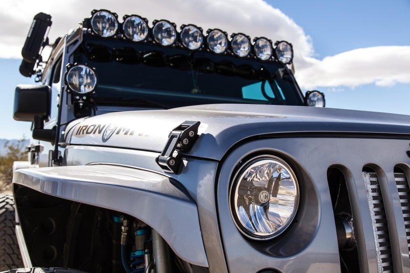 KC HiLiTES 07-18 Jeep JK (Not for Rubicon/Sahara) 7in. Gravity LED DOT Headlight (Pair Pack System) - Mammoth Racing -