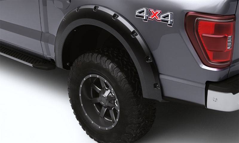 Bushwacker 99-07 Ford F-250 / F-350 Super Duty (Excl. Dually) Forge Style Flares 4pc - Black - Mammoth Racing -