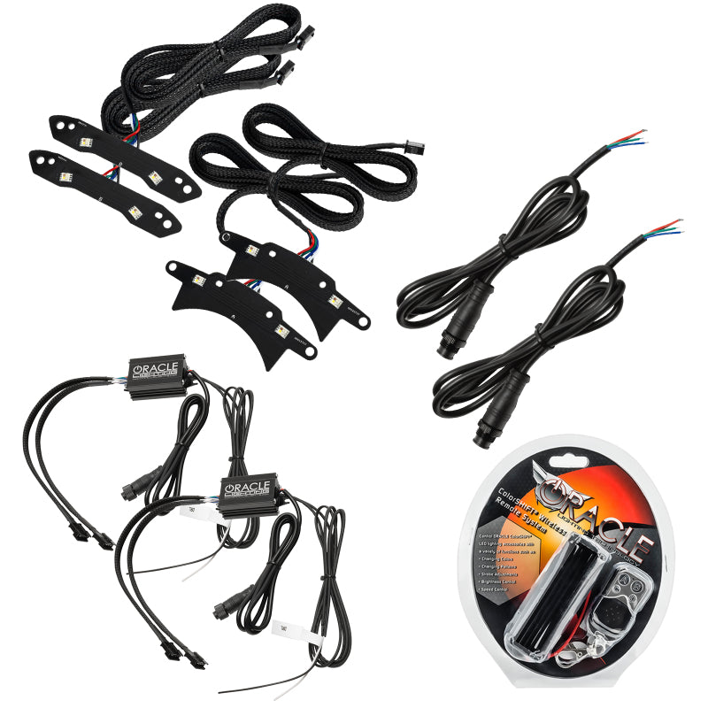 Oracle 15-21 Dodge Challenger RGB+W Headlight DRL Upgrade Kit - ColorSHIFT - Mammoth Racing -