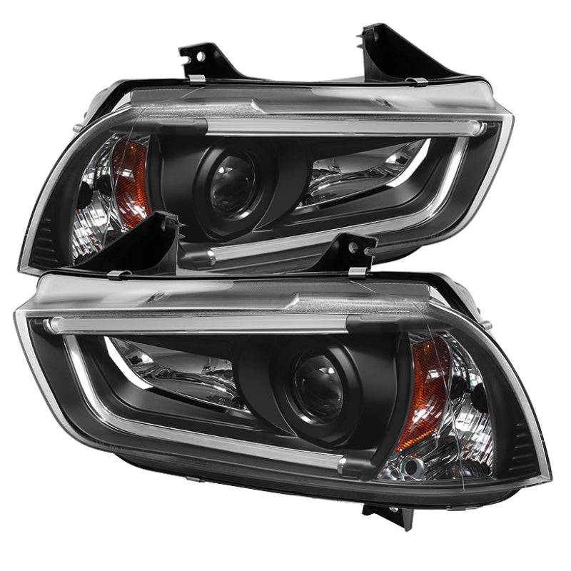 Spyder Dodge Charger 11-14 Projector Headlights Xenon/HID- Light DRL Blk PRO-YD-DCH11-LTDRL-HID-BK - Mammoth Racing -