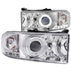 ANZO 1994-2001 Dodge Ram Projector Headlights w/ Halo Chrome - My Store
