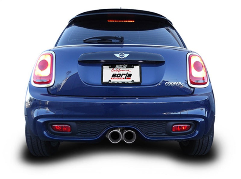 Borla 14-15 Mini Cooper S F56 2.0L Turbo AT/MT FWD 2DR 2.5in S-Type Rear Section Exhaust 4in Tips - My Store