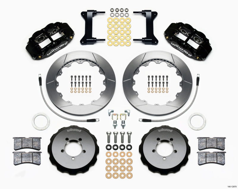 Wilwood Narrow Superlite 6R Front Hat Kit 12.88in 2012-Up Toyota / Scion FRS w/ Lines - Mammoth Racing -