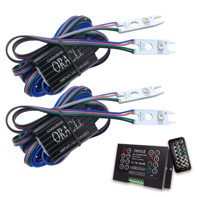 Oracle 15-17 Ford F-150 Headlight DRL Upgrade Kit - ColorSHIFT w/ 2.0 Controller - Mammoth Racing -