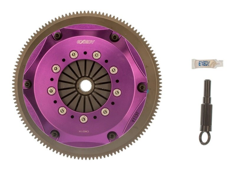 Exedy 2003-2007 Infiniti G35 V6 Hyper Twin Cerametallic Clutch Sprung Center Disc Push Type Cover - Mammoth Racing -