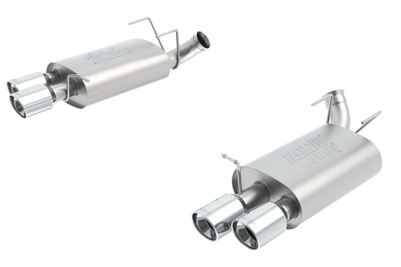 Borla 13-14 Mustang Shelby GT500 GT 5.8L V8 RWD Dual Split Rear Exit ATAK Exhaust Rear Section Only - My Store