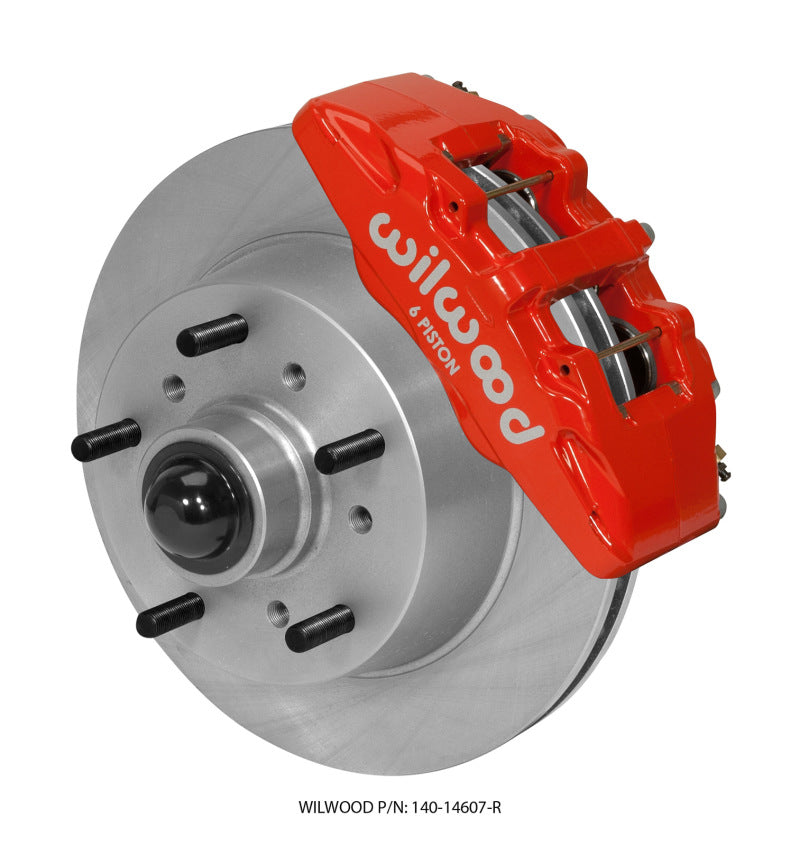 Wilwood Dynapro 6 Front Kit 11.75 Rotor Red 57-67 Ford F100 - My Store