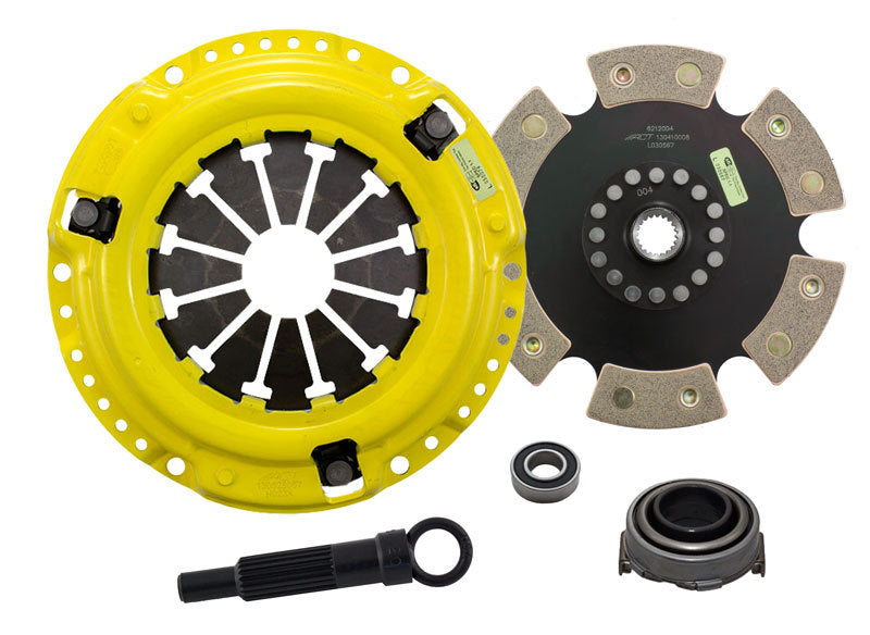 ACT 1992 Honda Civic XT/Race Rigid 6 Pad Clutch Kit - My Store