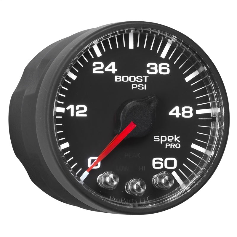 Autometer Spek-Pro 52.4mm 0-60 PSI Digital Stepper Motor Boost Gauge - My Store