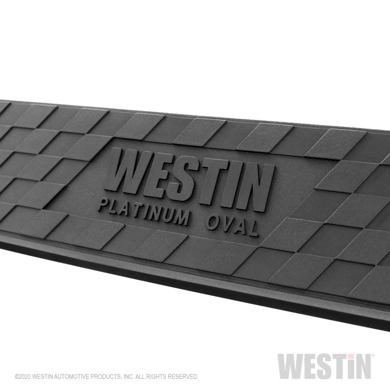 Westin 2020 Jeep Gladiator Platinum 4 Oval Nerf Step Bars - Black - Mammoth Racing -
