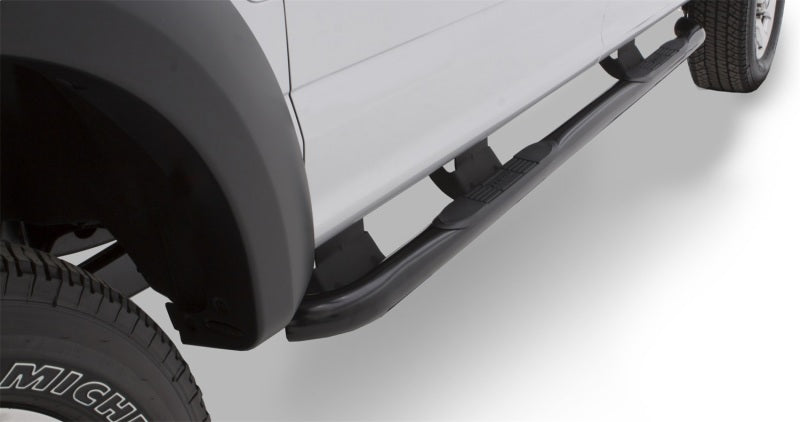 Lund 2019 RAM 1500 Crew Cab 3in. Round Bent Steel Nerf Bars - Black - My Store