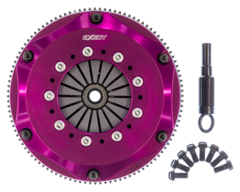 Exedy 1999-2002 Nissan Silvia L4 Hyper Twin Cerametallic Clutch Sprung Center Disc - Mammoth Racing -