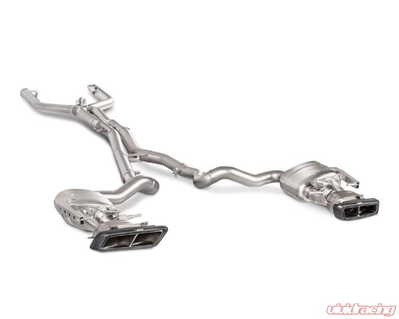 Akrapovic 16-17 AMG C63 Coupe Evolution Line Cat Back (Titanium) w/ Carbon Tips (Req. Link Pipe) - My Store