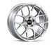 BBS RE-V7 18x9.5 5x120 ET45 Diamond Silver Wheel -82mm PFS/Clip Required - Mammoth Racing -