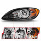 ANZO 2008-2016 International Prostar Crystal Headlights Black Housing (OE Replacement) - Mammoth Racing -