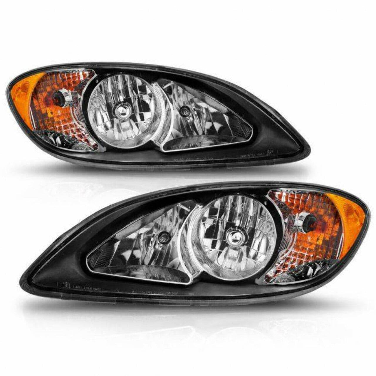 ANZO 2008-2016 International Prostar Crystal Headlights Black Housing (OE Replacement) - Mammoth Racing -