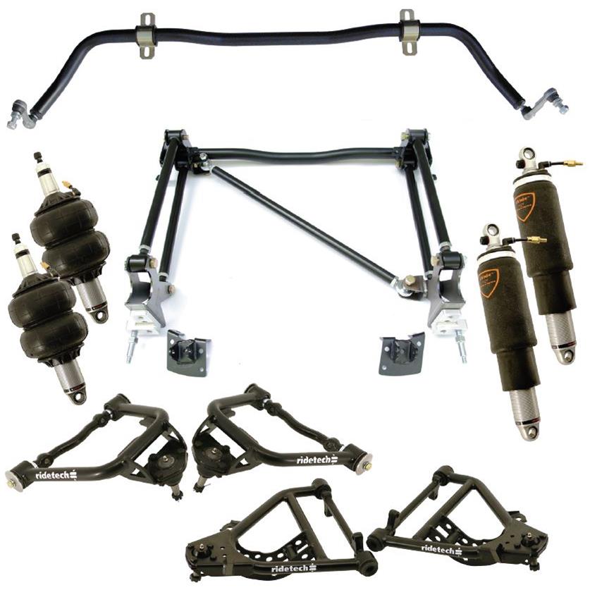 Ridetech 55-57 Chevy (One Piece Frame) Air Suspension System - Mammoth Racing -