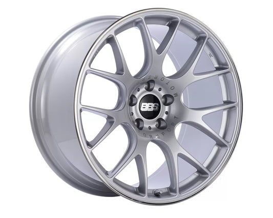 BBS CH-R 19x10 5x130 ET38 CB71.6 Brilliant Silver - 82mm PFS/Clip Req.