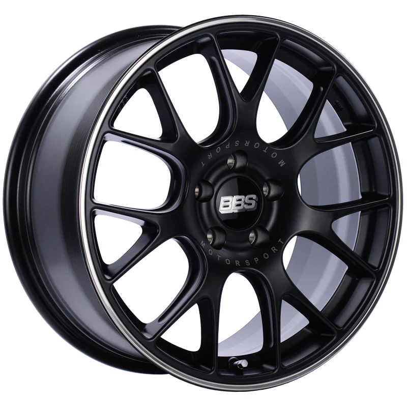 BBS CH-R 19x10 5x130 ET38 CB71.6 Satin Black - 82mm PFS/Clip Req. - Mammoth Racing -