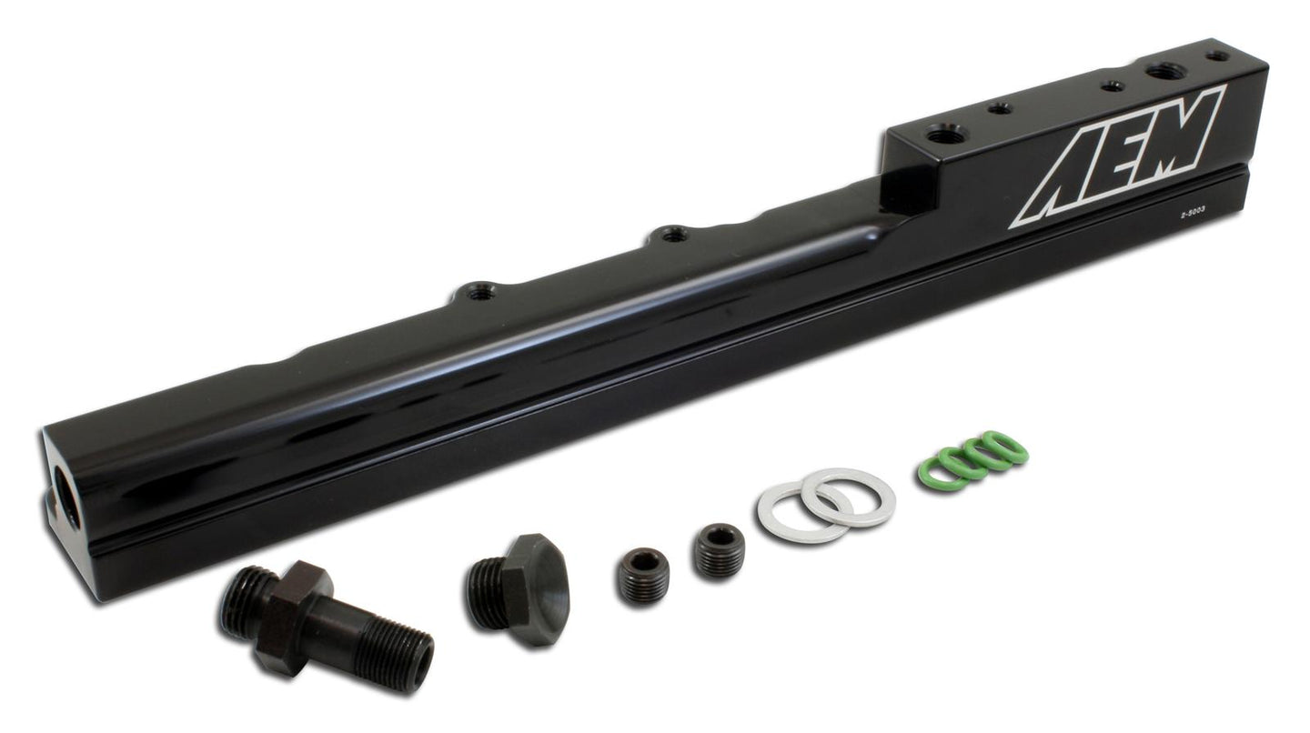 AEM 99-00 Honda Civic Si Black Fuel Rail - My Store