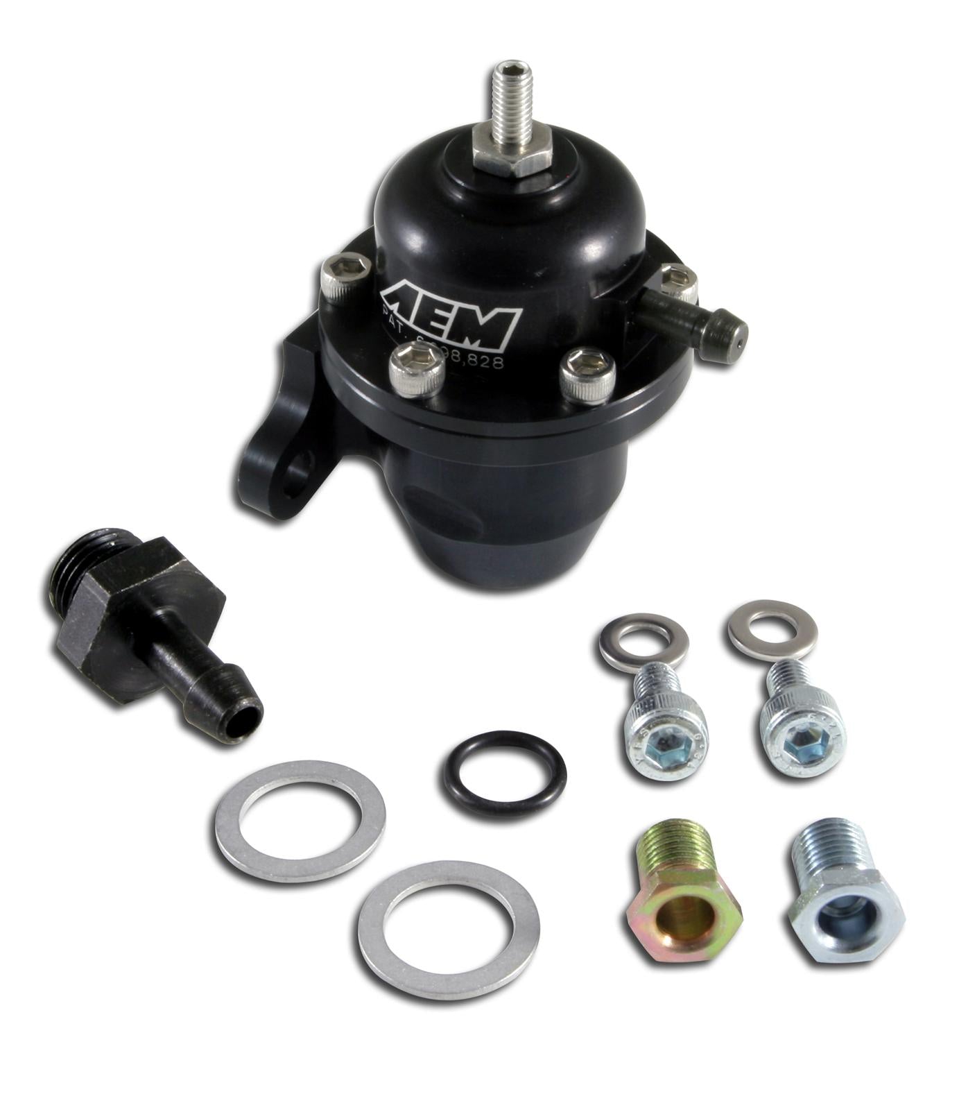 AEM 98-99 Acura CL / 00-05 S2000 / 98-02 Accord / 96-00 Civic Black Adjustable Fuel Pressure Regulat - My Store