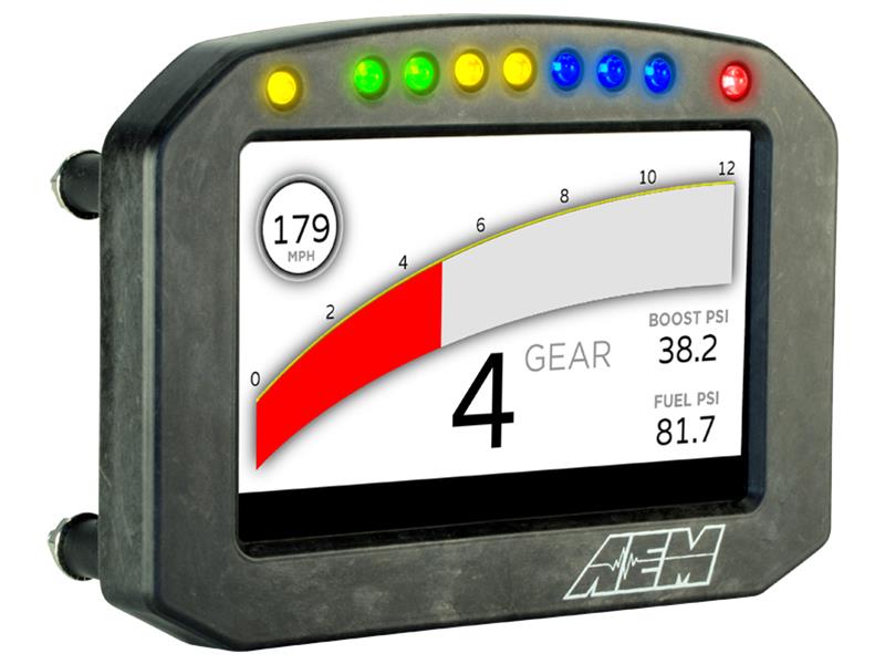 AEM Cd-5g Carbon Flush Digital Dash Display w/ Internal 20Hz GPS & Antenna - My Store