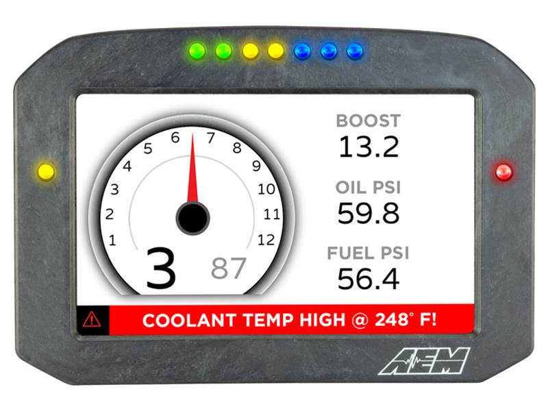 AEM Cd-7l Carbon Logging Flush Digital Dash Display - My Store