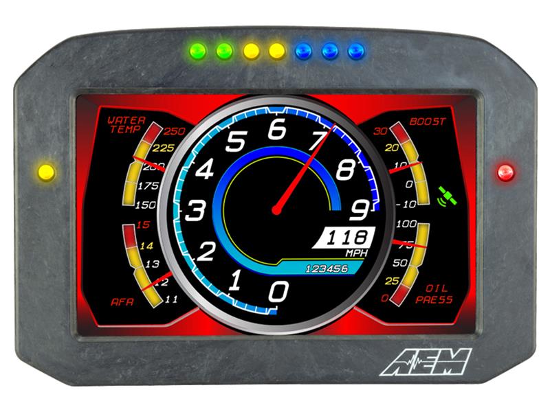 AEM Cd-7 Carbon Flush Digital Dash Display - My Store