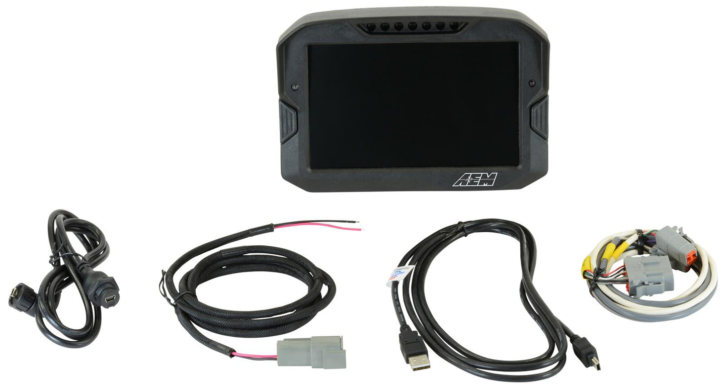 AEM Cd-7 Logging Race Dash Carbon Fiber Digital Display (can Input Only) - My Store