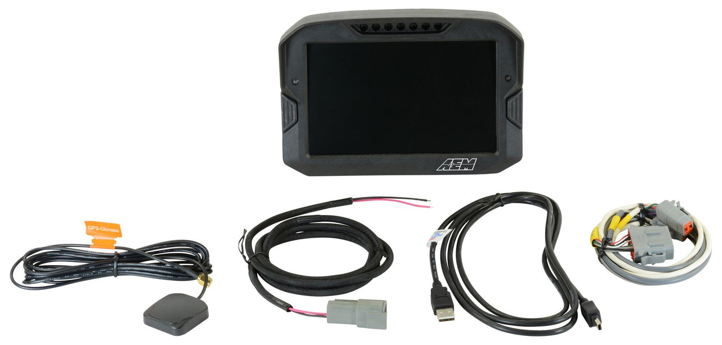 AEM Cd-7 Non Logging GPS Enabled Race Dash Carbon Fiber Digital Display w/o VDM (can Input Only) - My Store