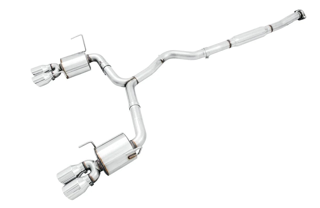 AWE Tuning 2015+ Subaru WRX VA Sedan Touring Edition Exhaust - Chrome Silver Tips (102mm) - My Store