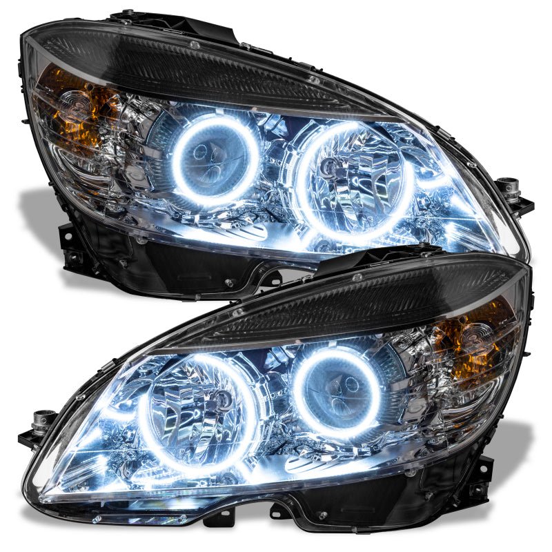 Oracle Mercedes Benz C-Class 08-11 LED Halo Kit - White - Mammoth Racing -