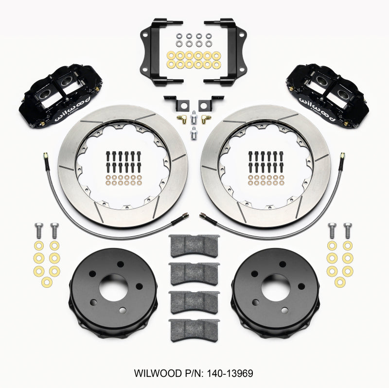 Wilwood Narrow Superlite 4R Rear Kit 12.88in 2007-up Jeep JK w/Lines - My Store