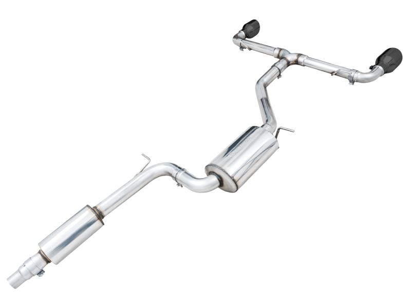 AWE 2022 VW GTI MK8 Touring Edition Exhaust - Diamond Black Tips - My Store