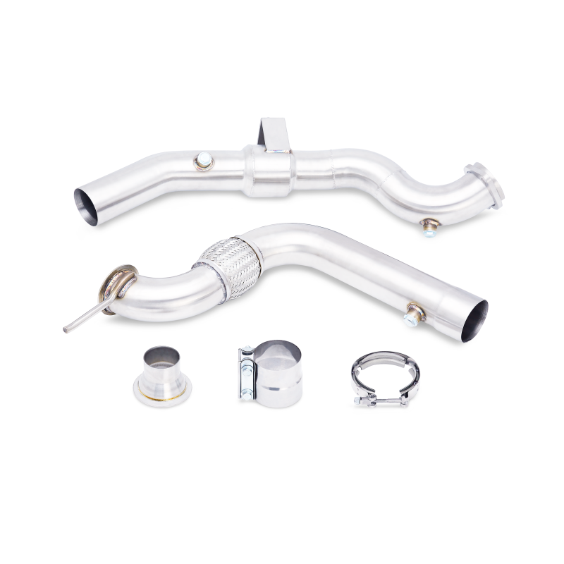 Mishimoto 15+ Ford Mustang 2.3L EcoBoost Downpipe w/ Catalytic Converter - Mammoth Racing -