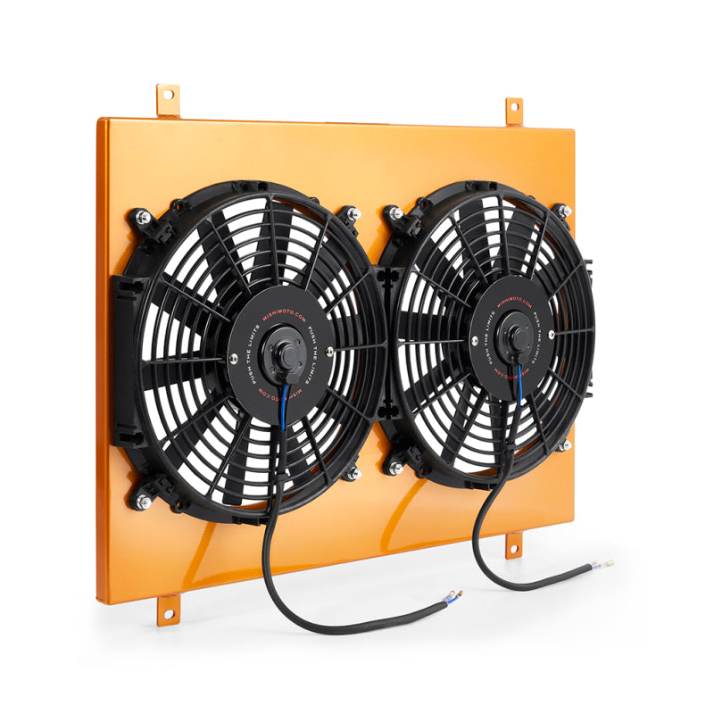 Mishimoto 79-93 Ford Mustang Aluminum Fan Shroud Gold - Mammoth Racing -